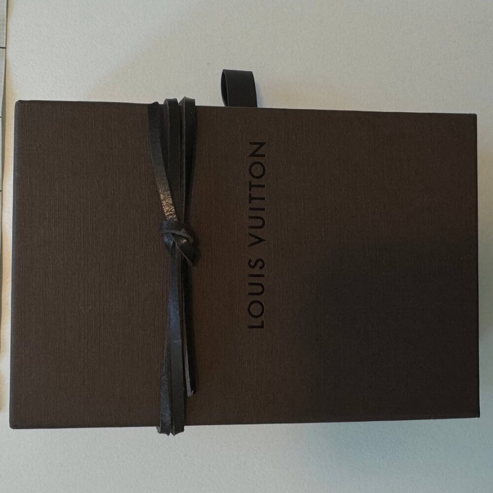 Louis Vuitton Womens Monogram Elise LV Business Card Holder Case Brown 4.25x3.25 - Picture 11 of 16